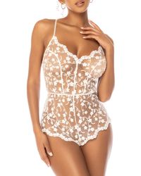 MAPALE - Lace Romper - Lyst