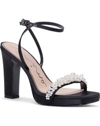 Nina - Evette Ankle Strap Platform Sandal - Lyst