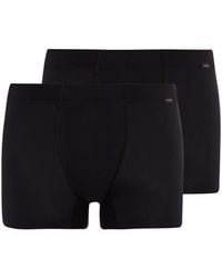 Hanro - Cotton Essentials 2-Pack Cotton Boxer Briefs With Covered Waistband - Lyst