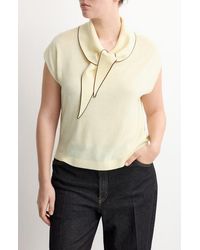 Mango - Bert Tie Neck Top - Lyst