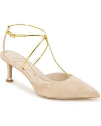 Kenneth Cole - Umi T-Strap Pointed Toe Pump - Lyst