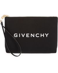 Givenchy - Logo Graphic Canvas Travel Pouch - Lyst