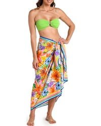 La Blanca - Flora De Fruta Cover-Up Sarong - Lyst