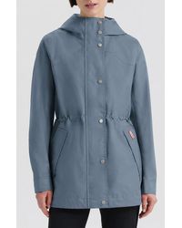HUNTER - Adela Water Repellent Cotton Canvas Hooded Jacket - Lyst