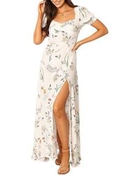 Petal & Pup - Franklin Floral Puff Sleeve Maxi Dress - Lyst