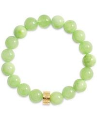 Nest - Malachite Stretch Bracelet - Lyst