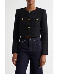 Cinq À Sept - Auden Crop Tweed Jacket - Lyst