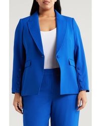 Tahari - One-Button Blazer - Lyst