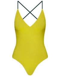 Ansea - The Reversible Tie Back One Piece - Lyst