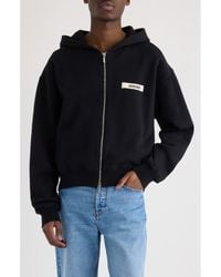 Jacquemus - Le Hoodie Gros Grain Cotton Zip Hoodie - Lyst