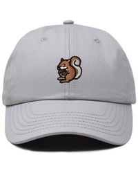 Alix - Squirrel Embroidered Outdoor Cap - Lyst