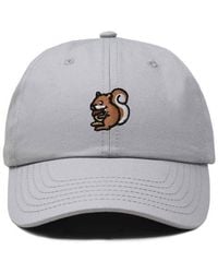 Alix - Squirrel Embroidered Outdoor Cap - Lyst