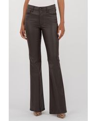 Kut From The Kloth - Ana Fab Ab Coated High Waist Flare Jeans - Lyst