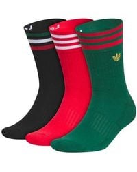 adidas - Assorted 3-Pack Roller 3.0 Crew Socks - Lyst