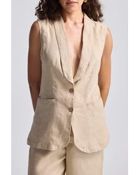 REISTOR - Sleeveless Hemp Jacket - Lyst