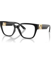 Versace - 54Mm Square Optical Glasses - Lyst