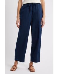 Caslon - Stretch Cotton Drawstring Ankle Pants - Lyst