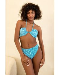 Dippin' Daisy's - Amalfi String Tie Bandeau Bikini Top - Lyst