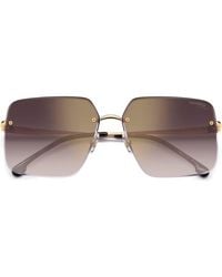 Carrera - 61Mm Rimless Rectangular Sunglasses - Lyst