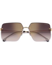 Carrera - 61Mm Rimless Rectangular Sunglasses - Lyst