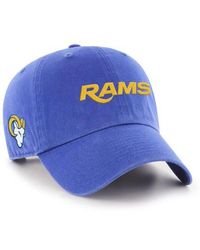 '47 - Los Angeles Rams Script Clean Up Adjustable Hat - Lyst