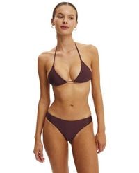 Cotton On - Micro String Triangle Bikini Top - Lyst