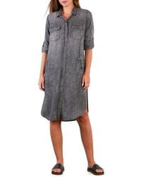 Billy T - Long Sleeve Denim Shirtdress - Lyst