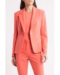 BOSS - Jia One-Button Blazer - Lyst