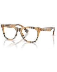 Burberry - 47Mm Square Optical Glasses - Lyst