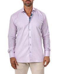 Maceoo - Eins Marthy Contemporary Fit Cotton Button-Up Shirt - Lyst