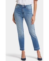 NYDJ - Sheri High Waist Ankle Slim Jeans - Lyst