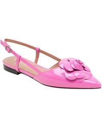 Linea Paolo - Cammy Slingback Pointed Toe Flat - Lyst