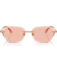 Jimmy Choo - Abby 58Mm Irregular Sunglasses - Lyst