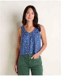 Toad & Co. - Taj Hemp Button Back Tank - Lyst