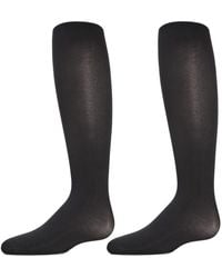 Memoi - 2 Pair Pack Essentials Nylon Tights - Lyst