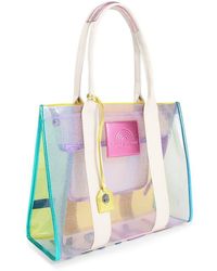 Kurt Geiger - Southbank Clear Vinyl Tote - Lyst