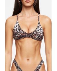 Lioness - Muse Print Bikini Top - Lyst
