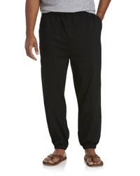 Harbor Bay by DXL - Big & Tall Cinched-Hem Jersey Pants - Lyst
