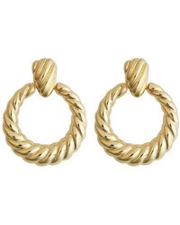 Panacea - Twist Door Knocker Earrings - Lyst
