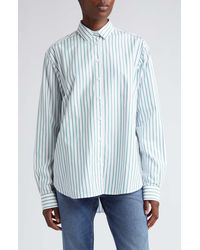 Totême - Signature Stripe Organic Cotton Button-up Shirt - Lyst