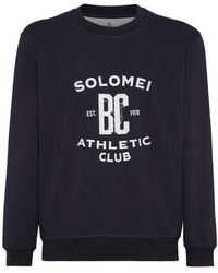 Brunello Cucinelli - Sweatshirt With Print - Lyst