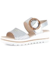 Gabor - Lug Sole Quarter Strap Sandal - Lyst
