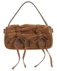 Acne Studios - Micro Multipocket Suede Crossbody Bag - Lyst