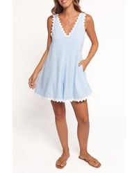 Petal & Pup - Aoife Rickrack Trim Sleeveless Romper - Lyst