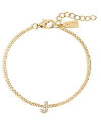 Electric Picks - Initial Bracelet - Lyst