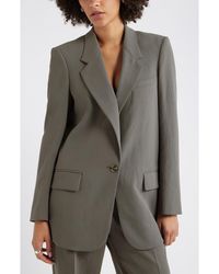 Open Edit - Curator Crepe Relaxed Blazer - Lyst