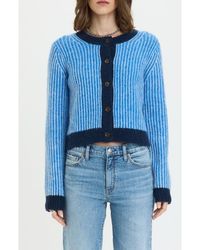 DAZE - Muse Rib Knit Button Front Sweater - Lyst