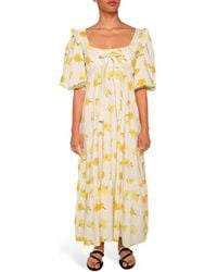 The Lulo Project - Cielo Ruffle Hem Maxi Dress - Lyst
