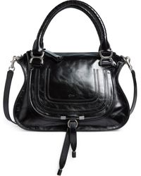 Chloé - Medium Marcie Leather Satchel - Lyst