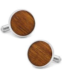 Cufflinks Inc. - Wood Inlay Cuff Links - Lyst